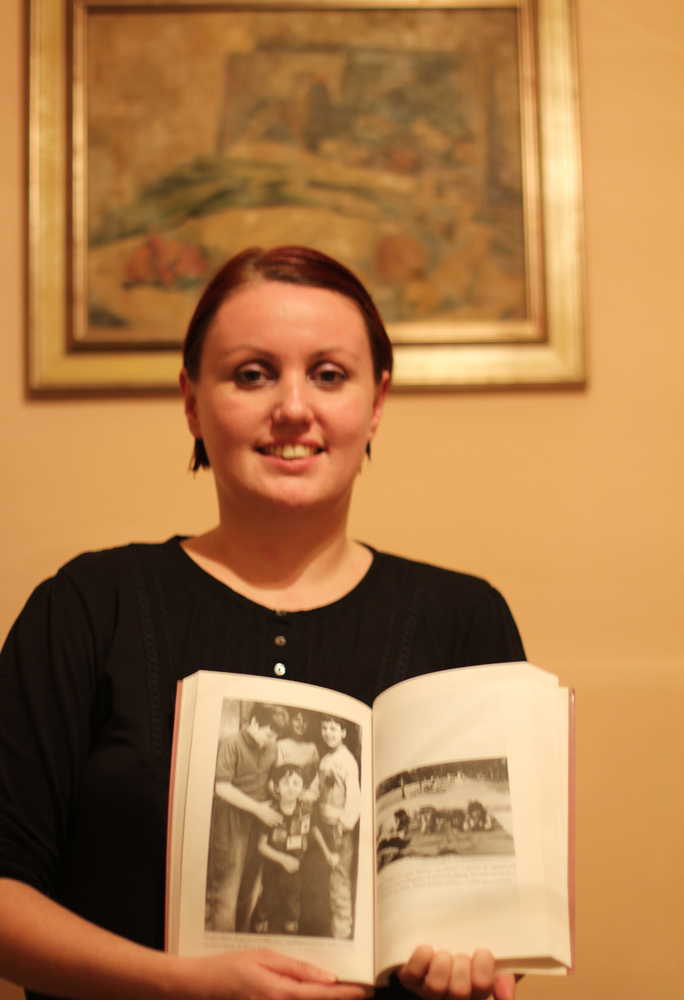 Marina exibe imagens da infância na guerra