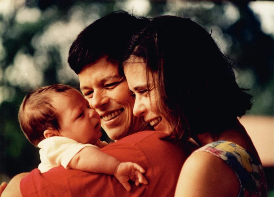 Maria Eugênia e Chicão em 1993