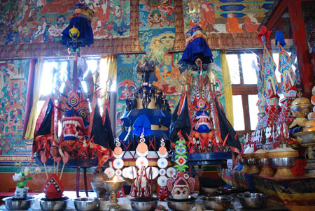 Altar budista da tradição tibetana