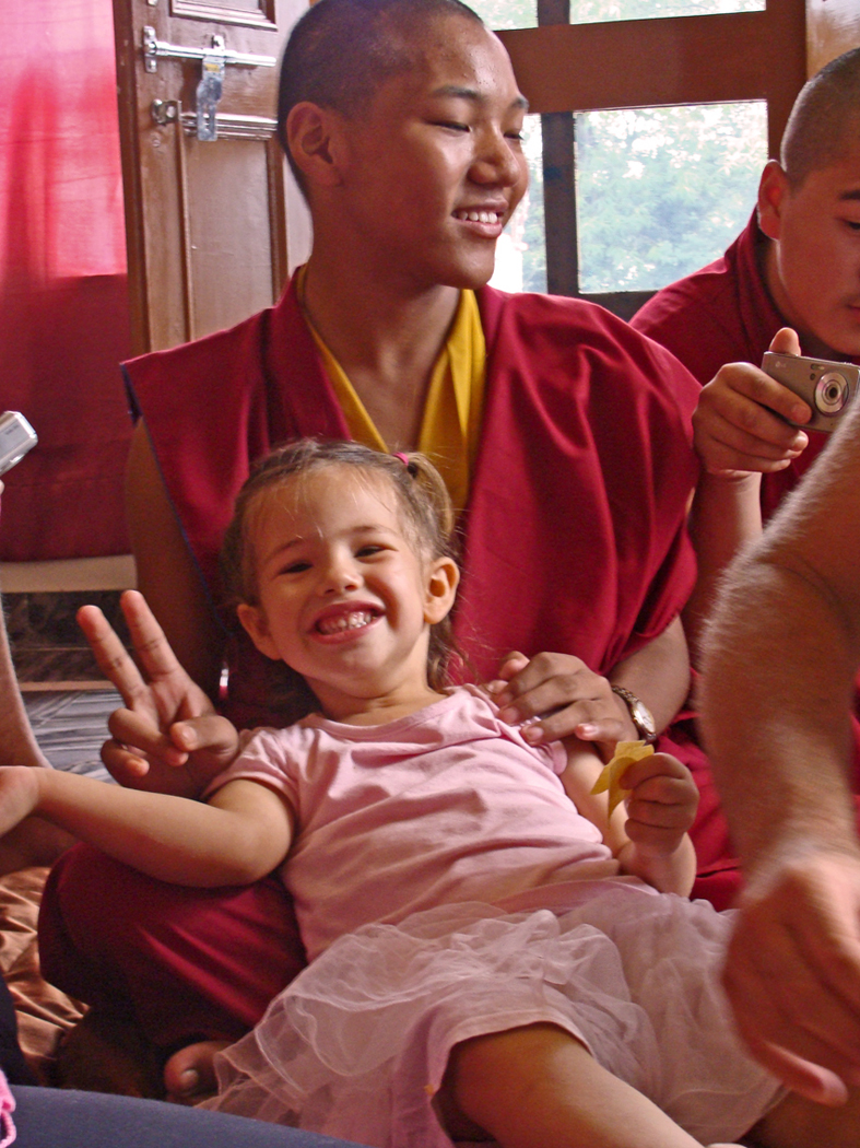 Brincando com tulkus na Índia