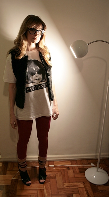 Editorial com peças do brechó Naftalinda