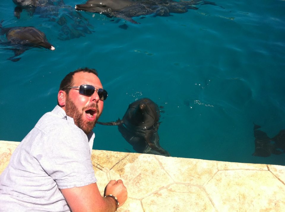 Bert Kreischer e um golfinho