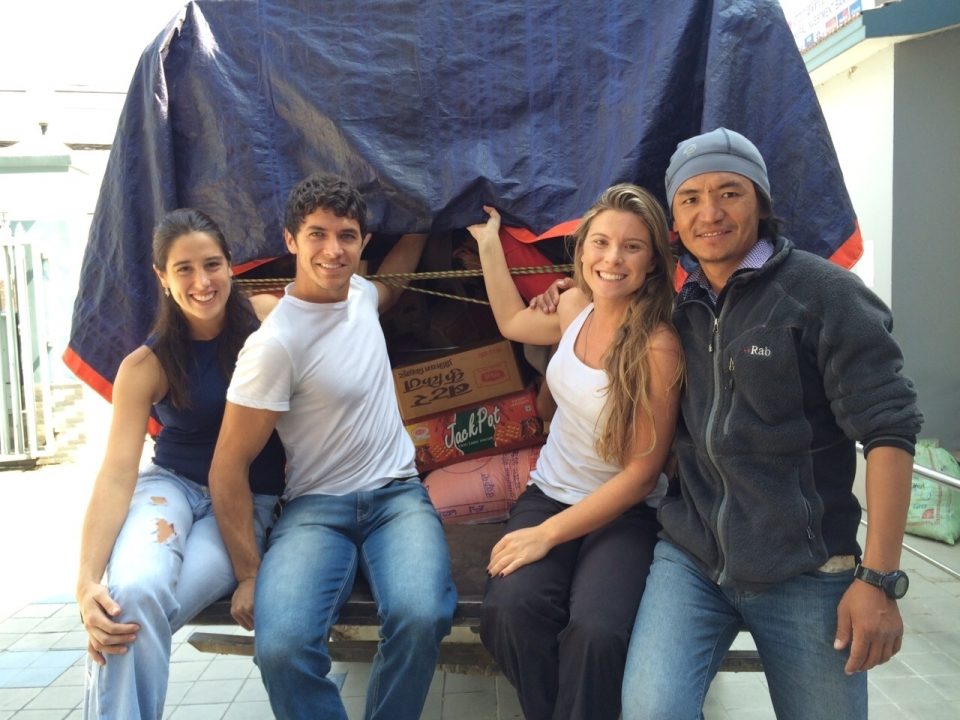 Laura Azevedo, Luiz Perez, Karina Oliani e Pemba Sherpa