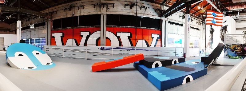 Instalação skatavel da Art In The Streets