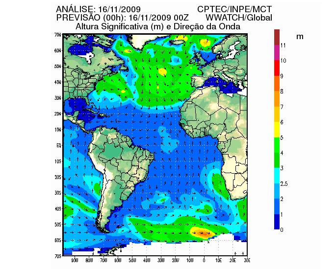 Os mapas do INPE retratam a situação crítica em nossa costa