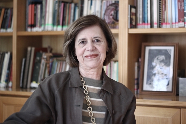 Maria José Rosado Nunes na sede da CDD, em São Paulo