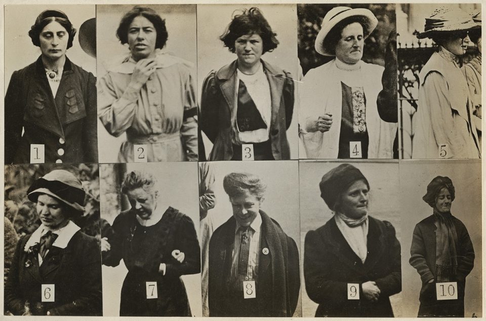 Mulheres sufragistas presas por atacarem obras de arte na Inglaterra