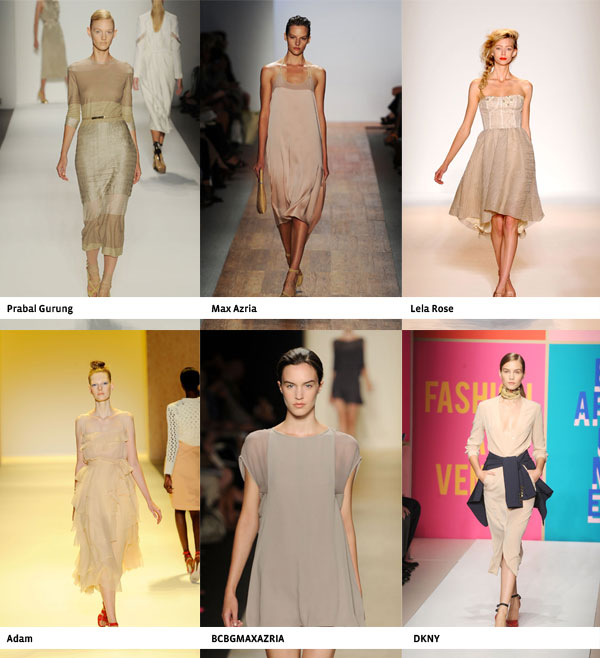 Direto da semana de moda de NY, o nude que não saiu mais das passarelas