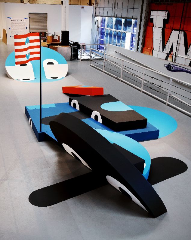 Instalação skatavel da Art In The Streets