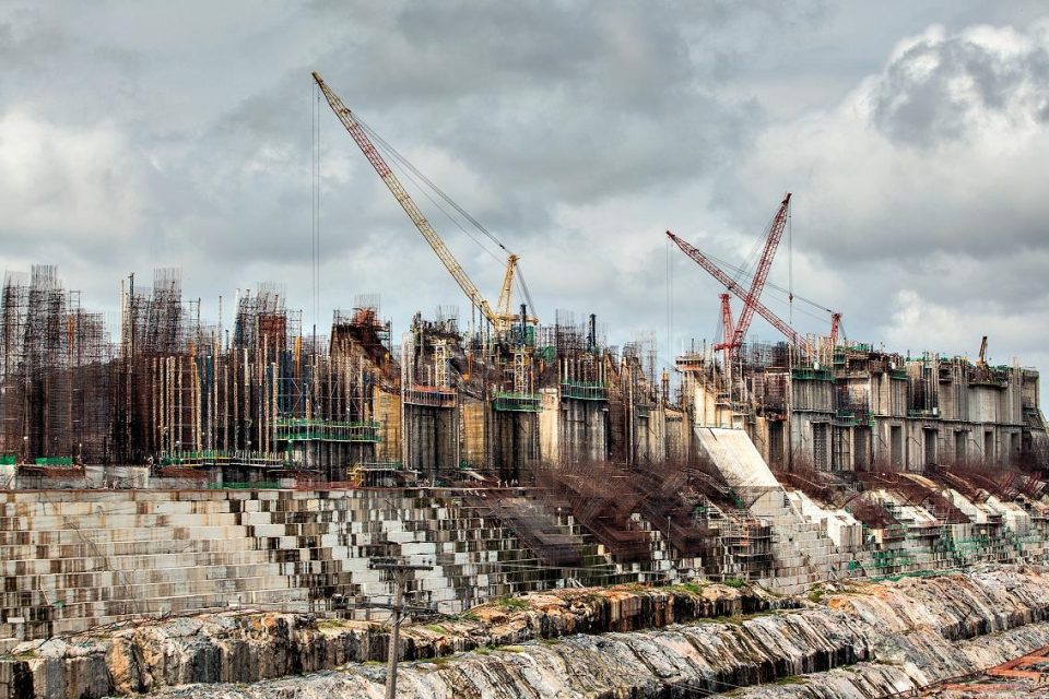 Obras da usina de Belo Monte