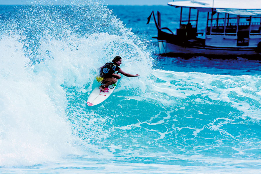 58. Bruna Schmitz em Chickens, nas Maldivas, em 2009