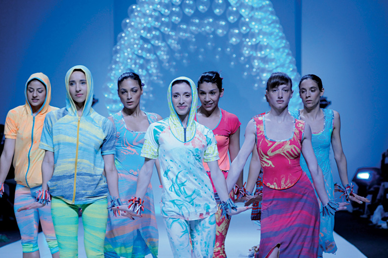 Performance da marca argentina Juana de Arco, na Buenos Aires Fashion Week, em 2008