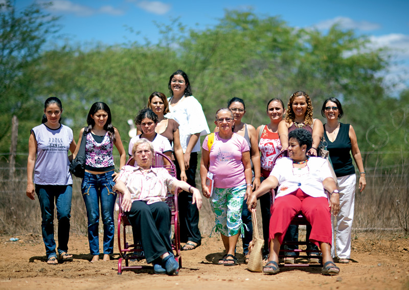 As duas transformadoras no encontro com as mulheres rurais