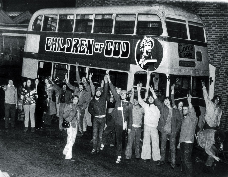 Os hippies recém-convertidos dos primeiros dias do Meninos de Deus