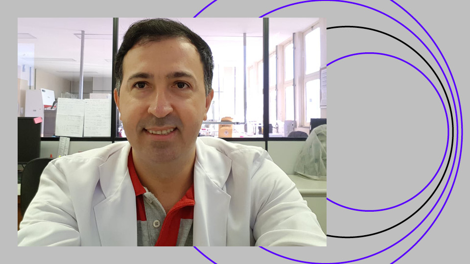 imunologista Gustavo Cabral jaleco