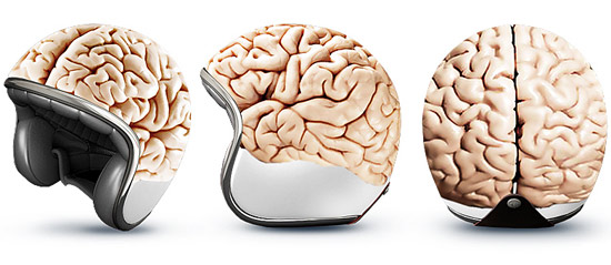 O cérebro em cima da moto