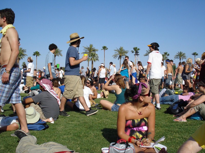 Camping no Coachella