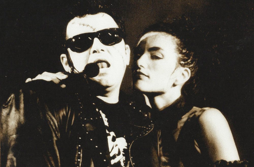 Com Tania Nardini no musical Rocky horror show, 1994