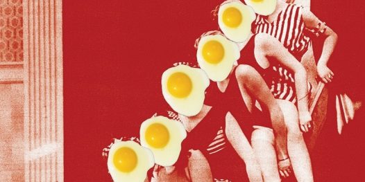 Os ovos viraram arte para Sara Rafferty