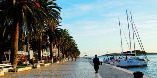 Cinco atrizes na Croácia