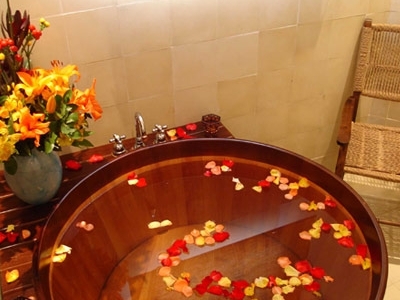 Escalda-pés do spa Amanary 