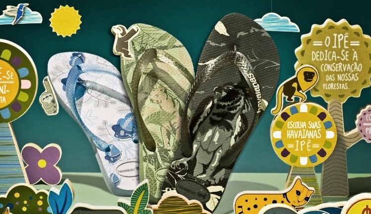 Havaianas IPÊ lançam ação para defender as riquezas naturais brasileiras