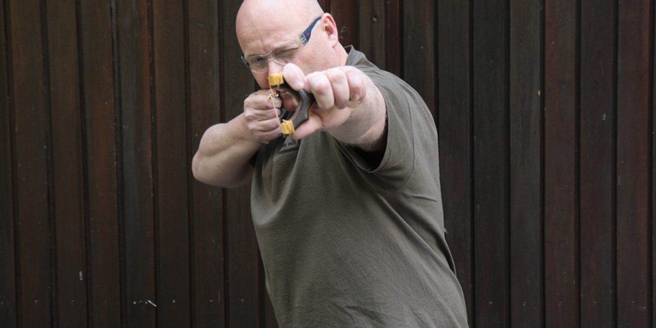 O mestre do estilingue