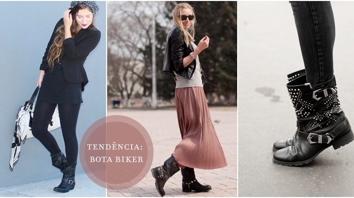 Tendência: bota biker