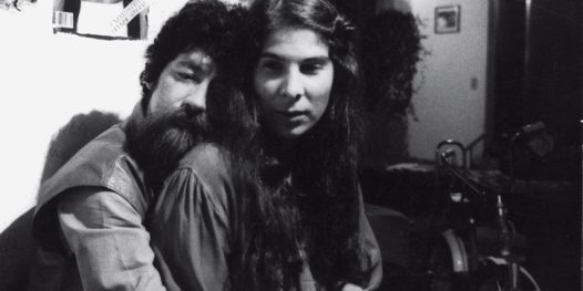 Raul e Kika Seixas, em 1984, no apartamento do Itaim, em São Paulo