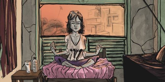 Ela faz quadrinhos de terror