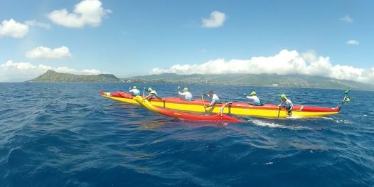 Feito inédito para canoa havaiana do Brasil