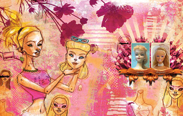 A Barbie é plastificada