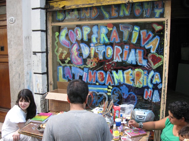 Em janeiro de 2009, na minha ida com a Fer à editora