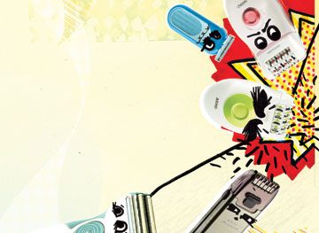 A menina e a depilação