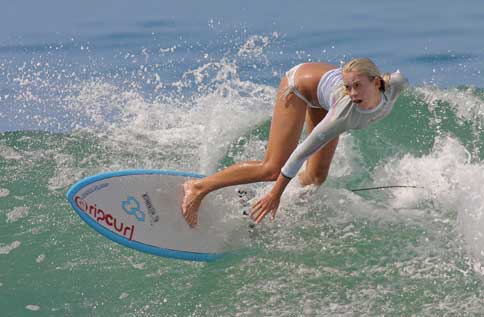 A surfista Bethany Hamilton