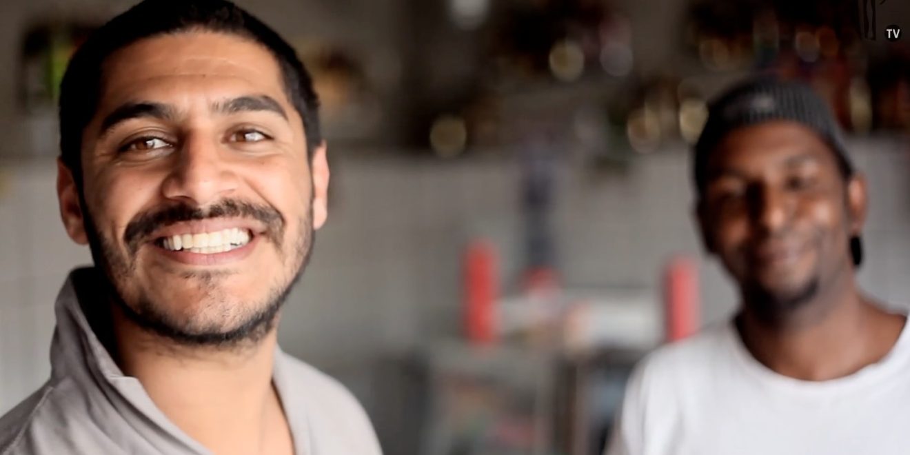 Criolo e Alexandre Orion