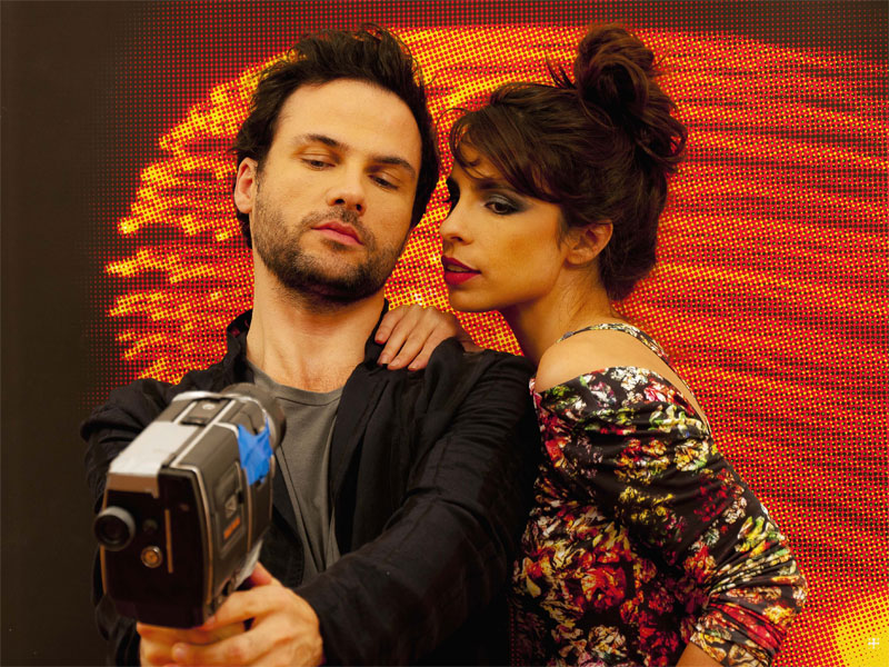 Os atores Marcos Damigo e Maria Ribeiro