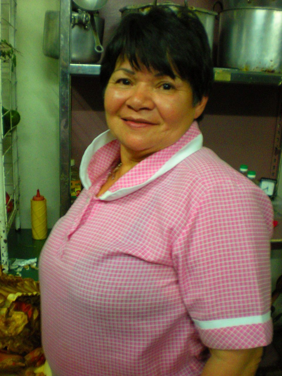 Margoth, la mamita de todos, inclusive de Jorge, seu marido