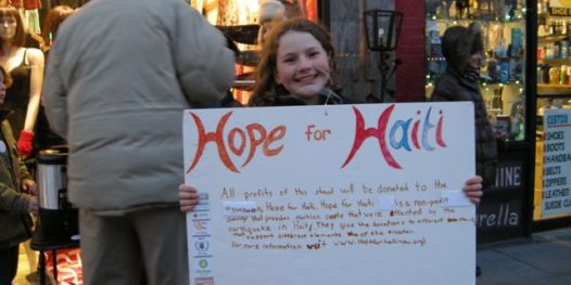 Um cookie pelo Haiti