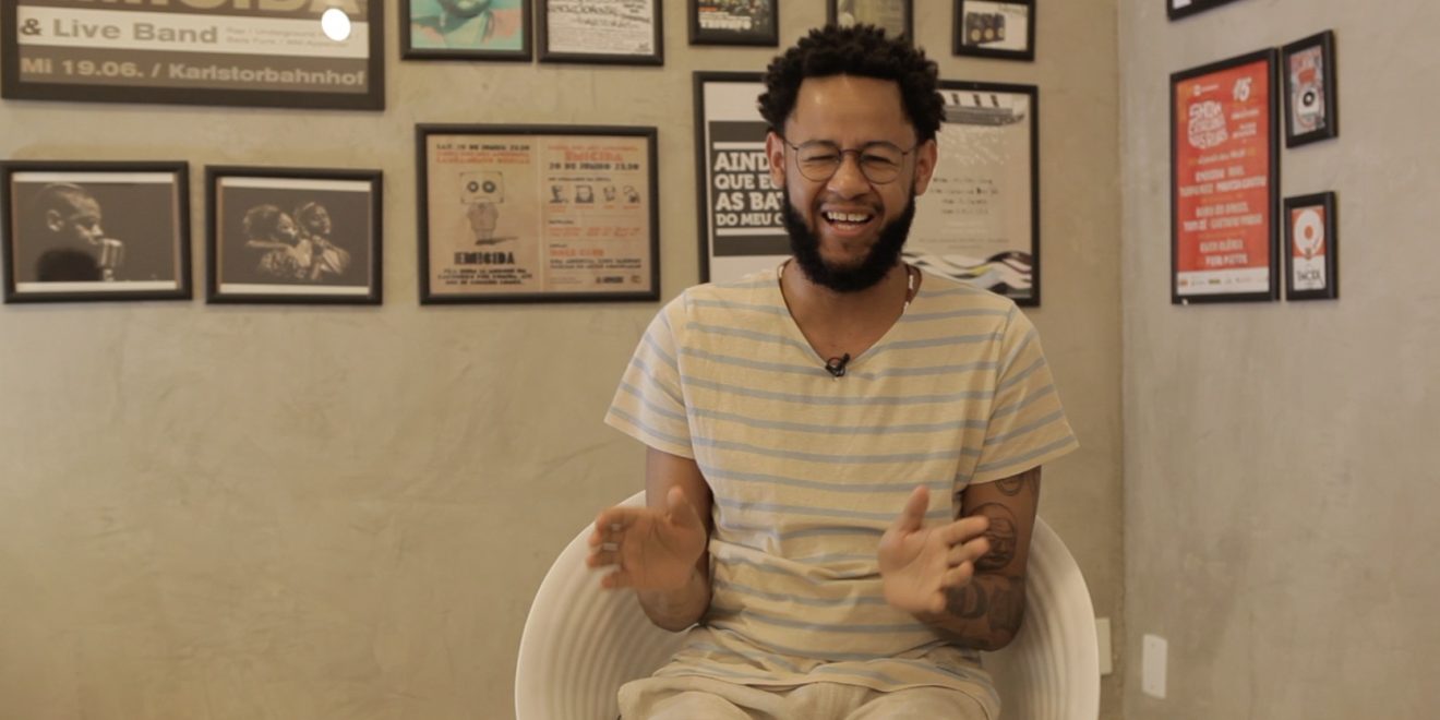 Emicida, Fernando Meirelles e Hugo Hoyama