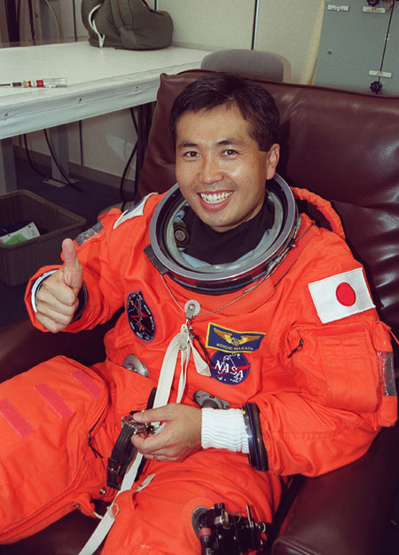 O astronauta japonês Koichi Wakata