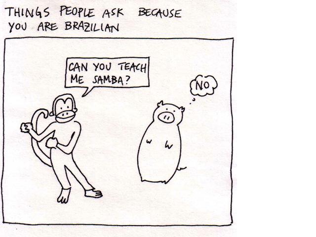 Eu danço samba mas não tou a fim de ensinar, okey?