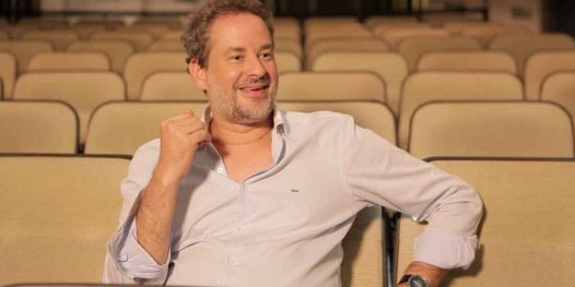 Dan Stulbach, prestes a assumir a bancada do CQC, no Trip FM