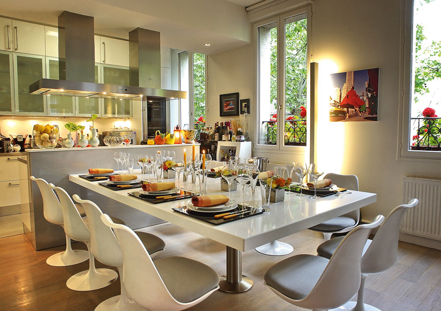 O apartamento parisiense dos chefs