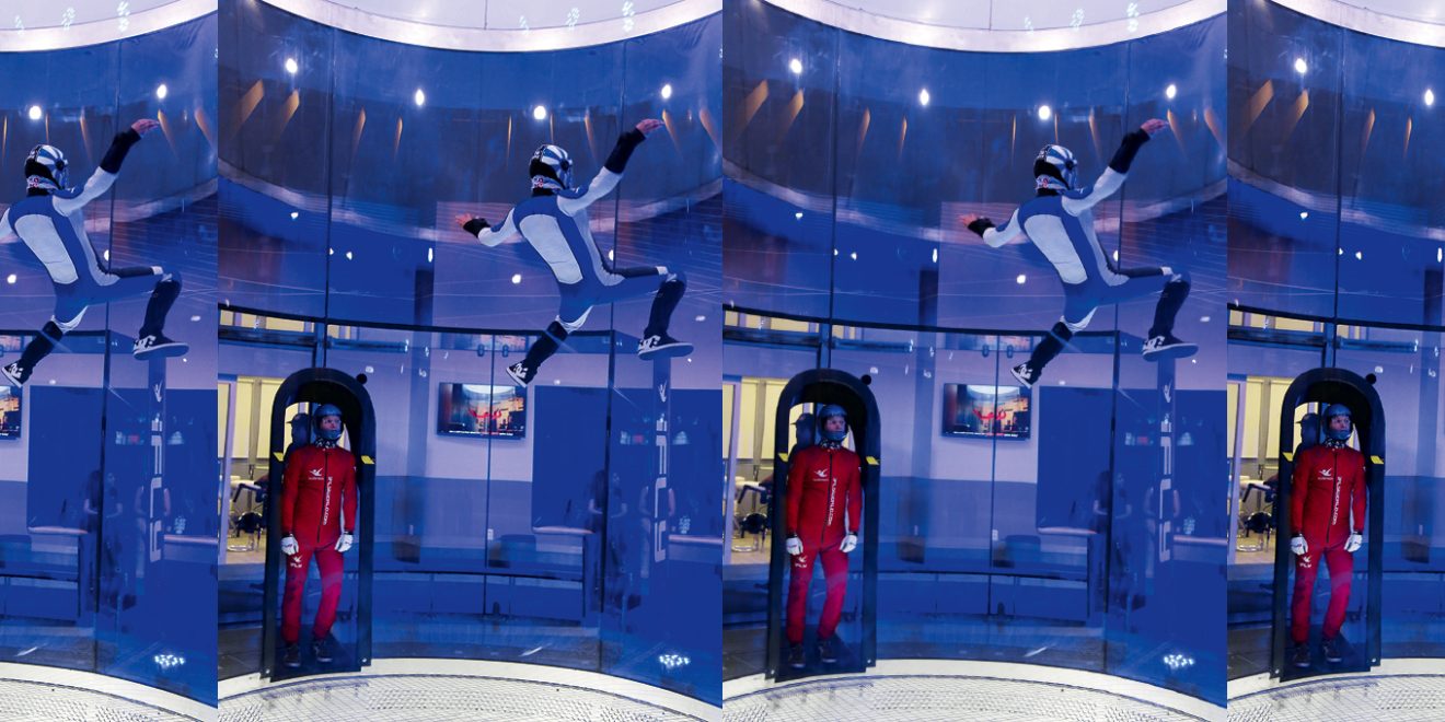 iFLY, simulador de paraquedismo indoor