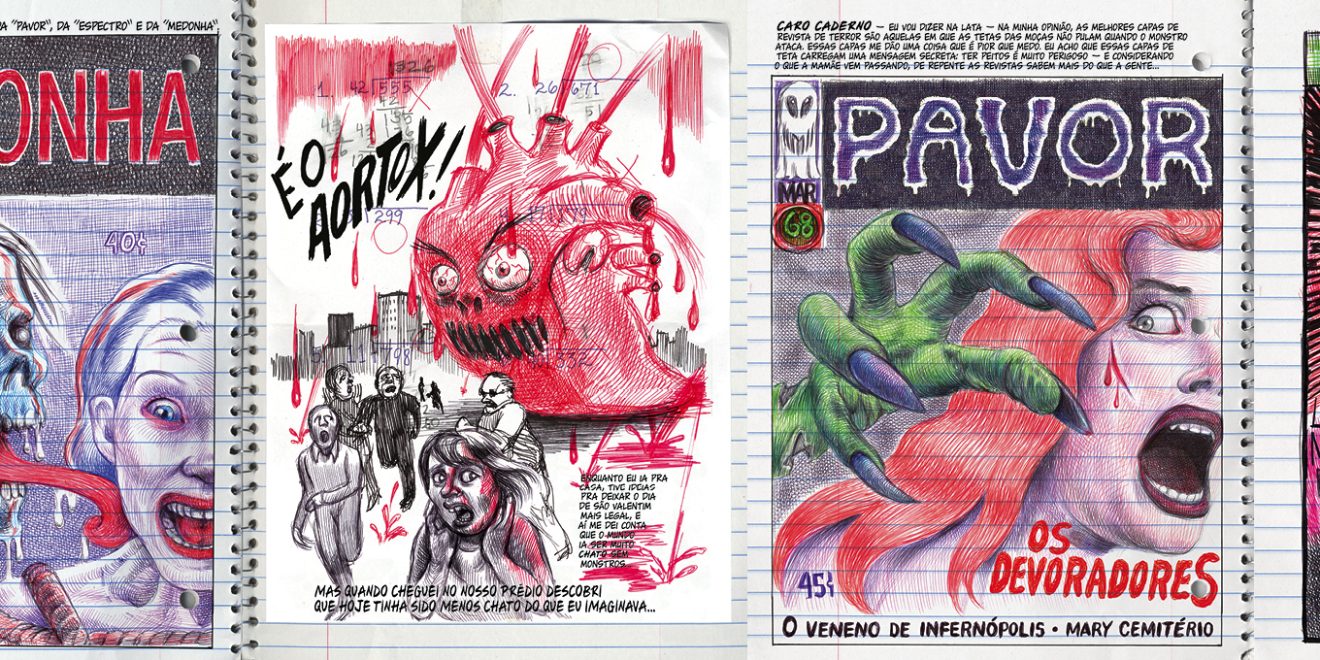 Uma monstra dos quadrinhos