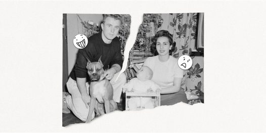 A leveza do pai separado