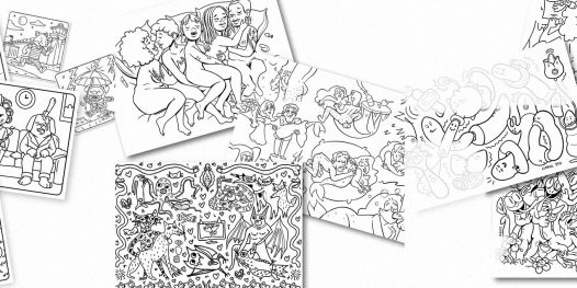 5 livros de colorir subversivos